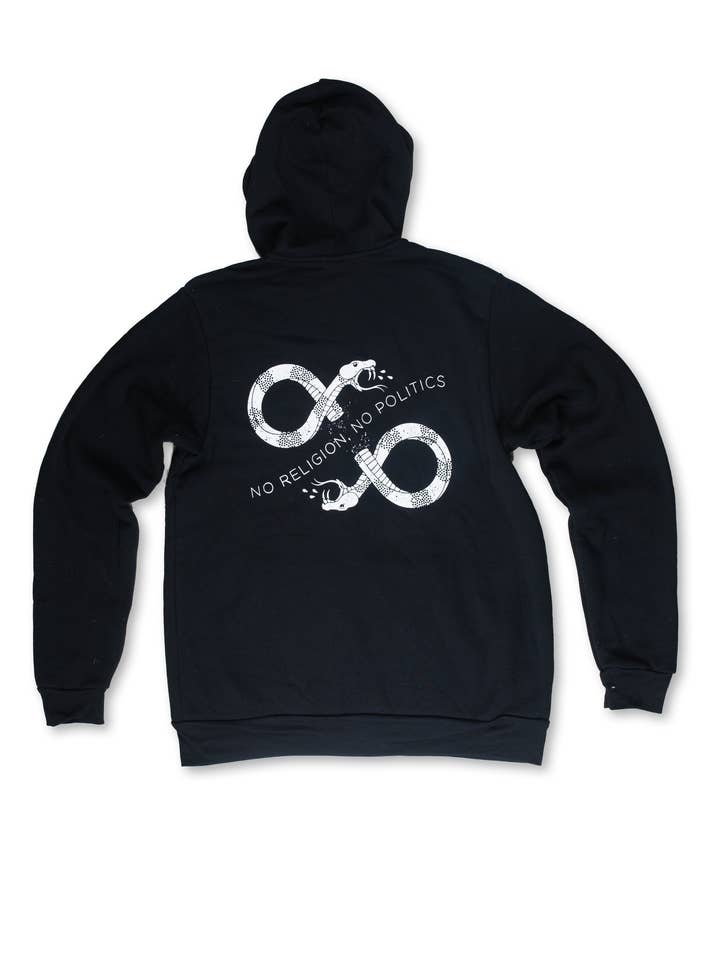 Bull in China - Vendita all'ingrosso Felpa con cappuccio - Unisex - Felpa con cappuccio - Nessuna religione, Nessuna politica (Nero)3