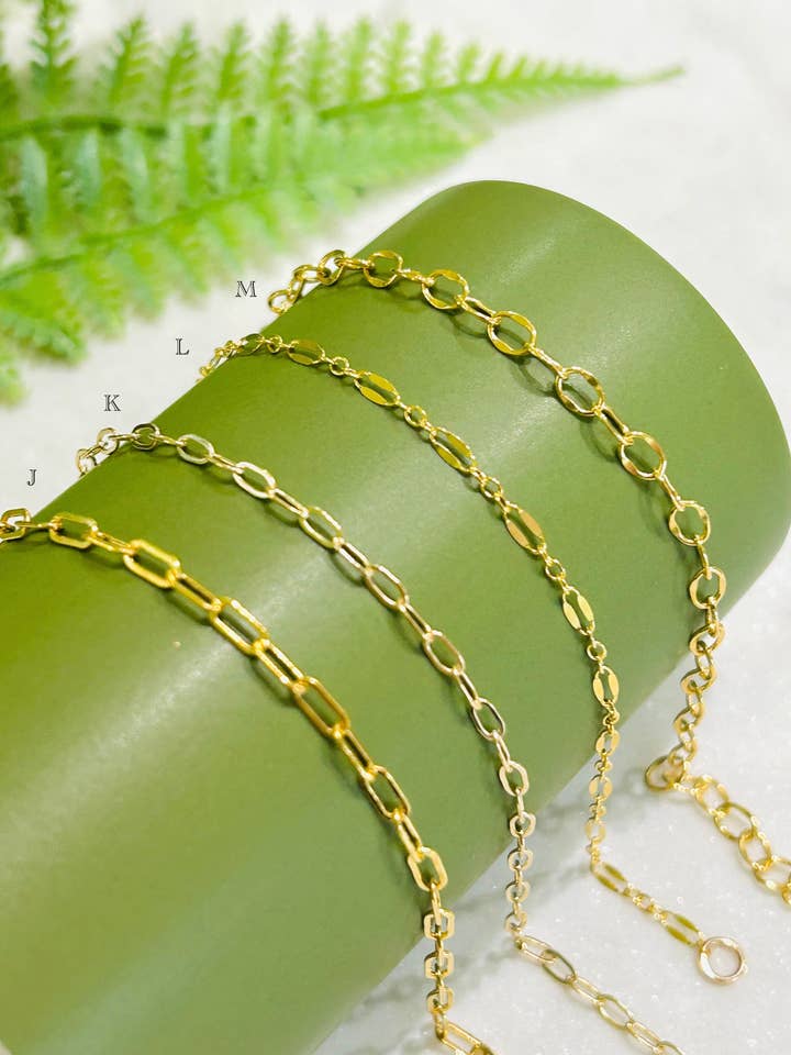 Bracciali a catena in oro per la vendita all'ingrosso da parte di Fairwells Jewelry