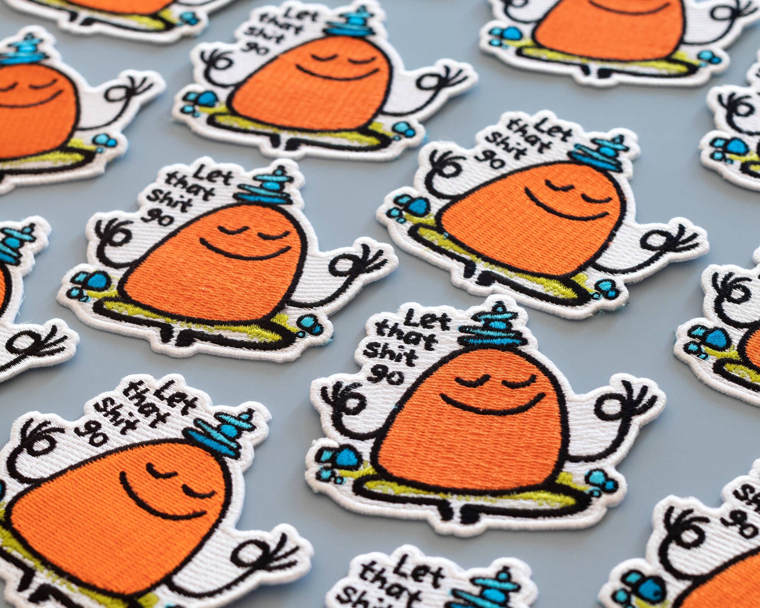 RippleSplash Studio - Wholesale Patch - Let That Shit Go Iron-On Patch7