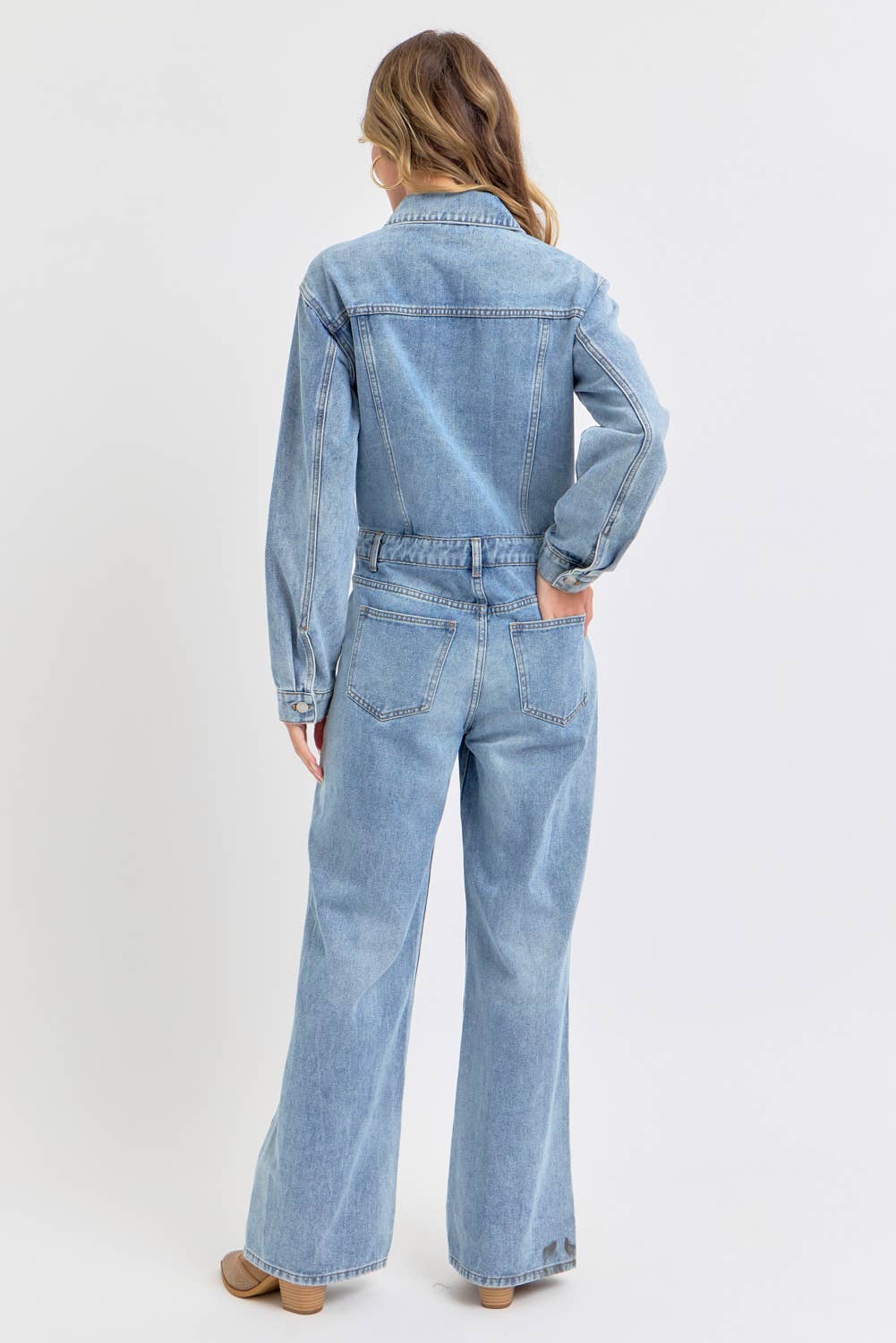 TIMELESS DENIM JUMPSUIT  for wholesale on Faire1