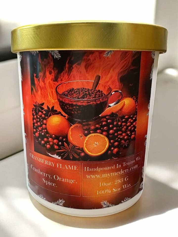 Cranberry Flame for wholesale by Mederi Candles