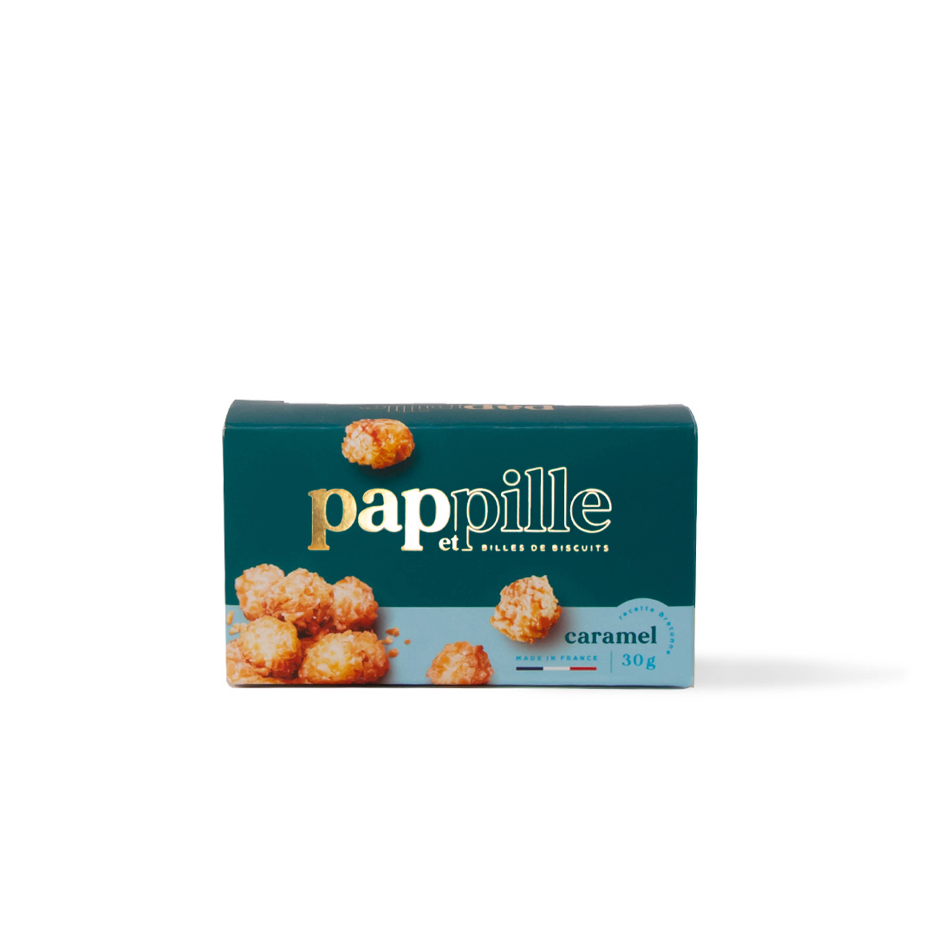 Pap et Pille – Engroshandel Cookie – Pap et Pille karamelkugler fra Bretagne 30 g1