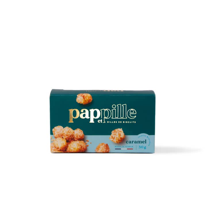 Pap et Pille – Engroshandel Cookie – Pap et Pille karamelkugler fra Bretagne 30 g1