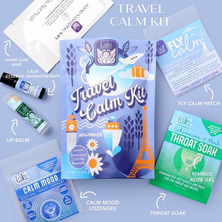Laki Naturals - Wholesale Travel set - Travel Calm Soothing Kit1