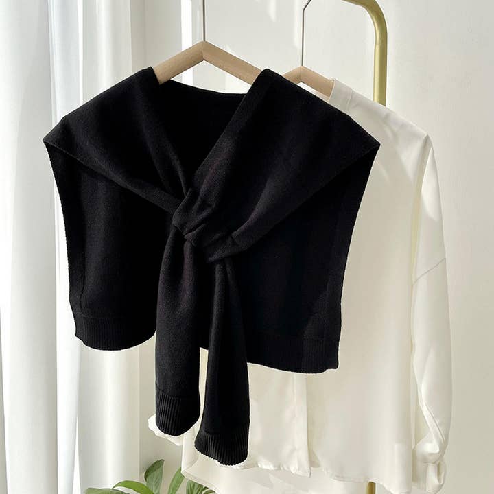 ACCITY - Wholesale Scarf - Women's - Solid Color Knitted Knotted Shawl–Casual & Cozy _CWASC0757🎗