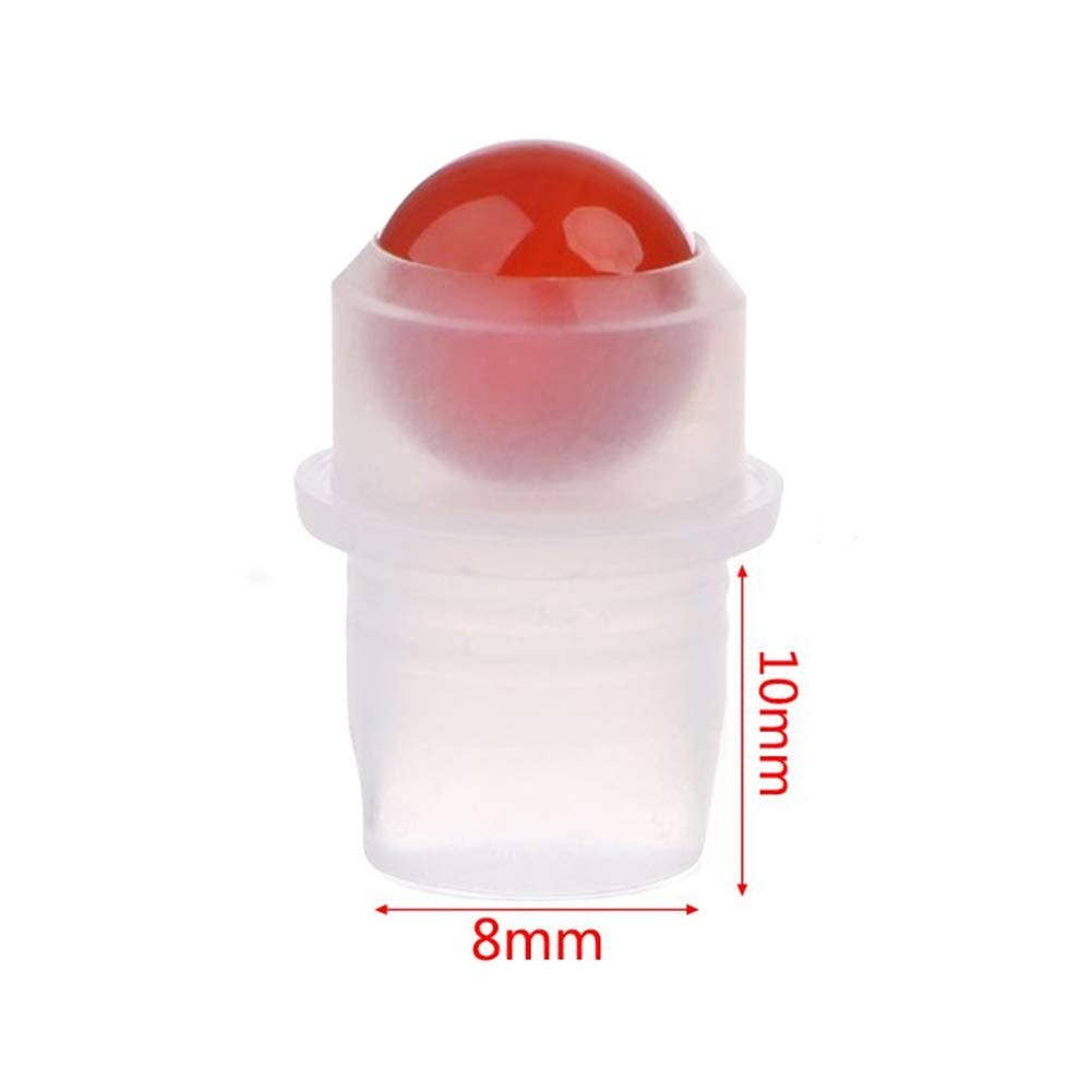 Ancient Wisdom – wholesale Essential oil holder – Gemstone Roller Tip for 5ml Bottle - Red Jasper1