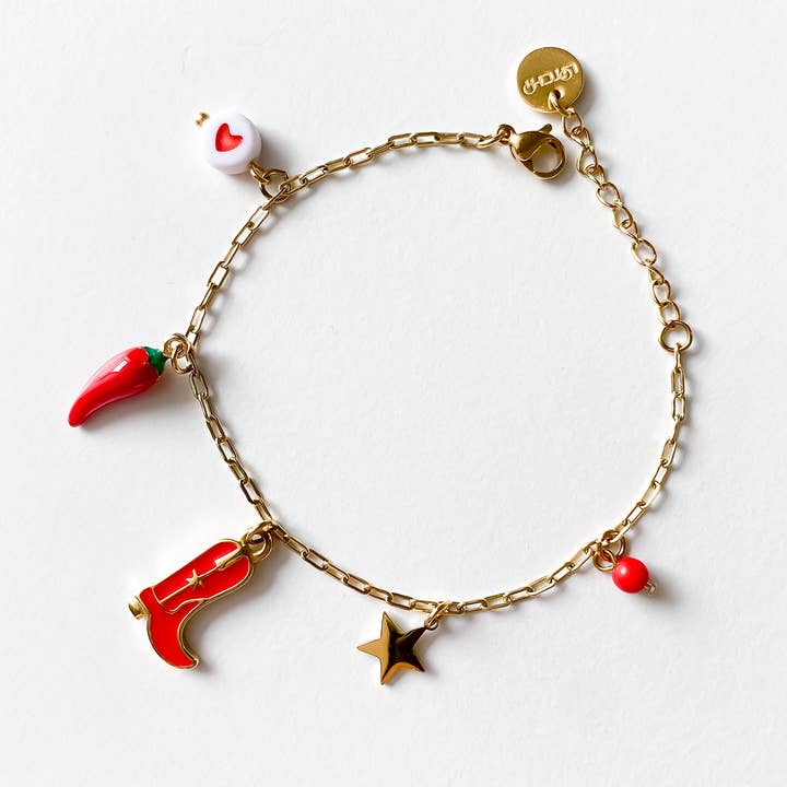 Armbåndscharms Sophie Western for engroshandel hos LITCHI