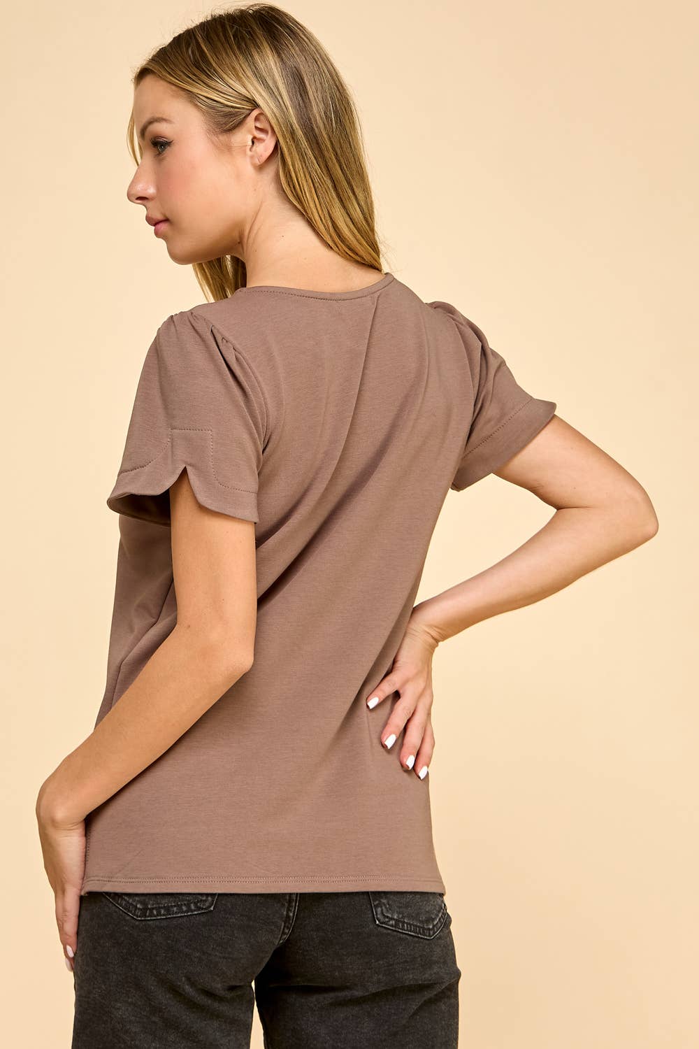 Les Amis - Wholesale Knit Top - Women's - Knit Side Slit Top7