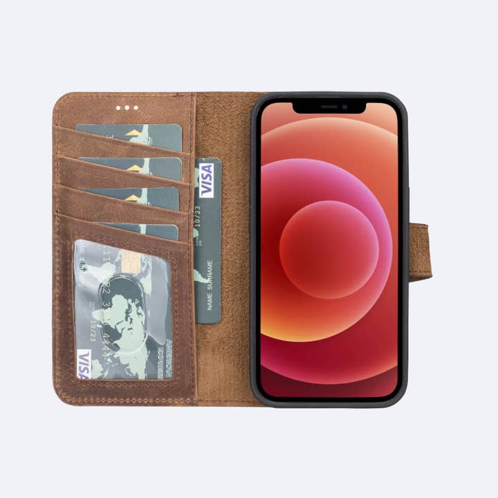 OXA LEATHER - Wholesale Phone Wallet - Unisex - iPhone 13 Pro Leather Wallet Case15