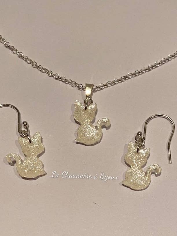 Parure chats - Doocky pour la vente par La Chaumière à Bijoux