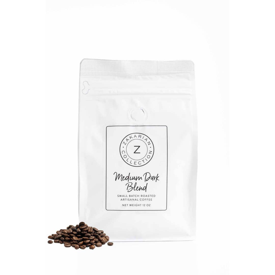 Zakarian Medium Dark Blend Drip Gourmet Coffee - Whole Bean for wholesale by Zakarian Collection