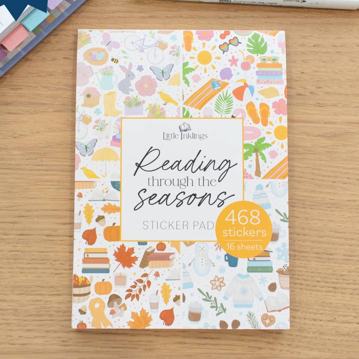 Reading Through the Seasons Sticker Pad for wholesale by Little Inklings LTD