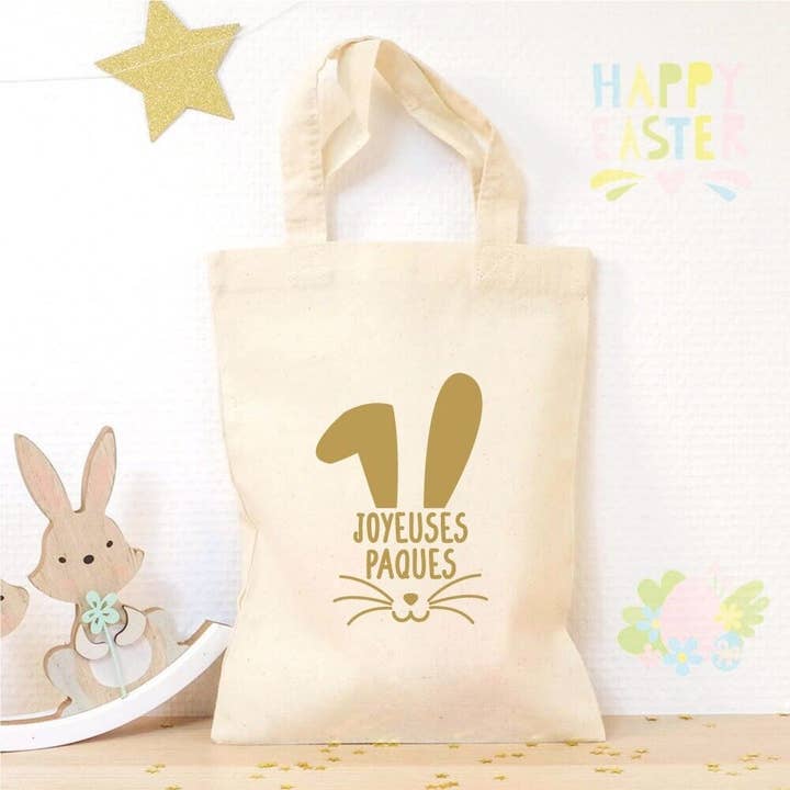 Ourson Câlin - Vendita all'ingrosso Borsa tote - Bambini - Borsa piccola «Easter bunny head»