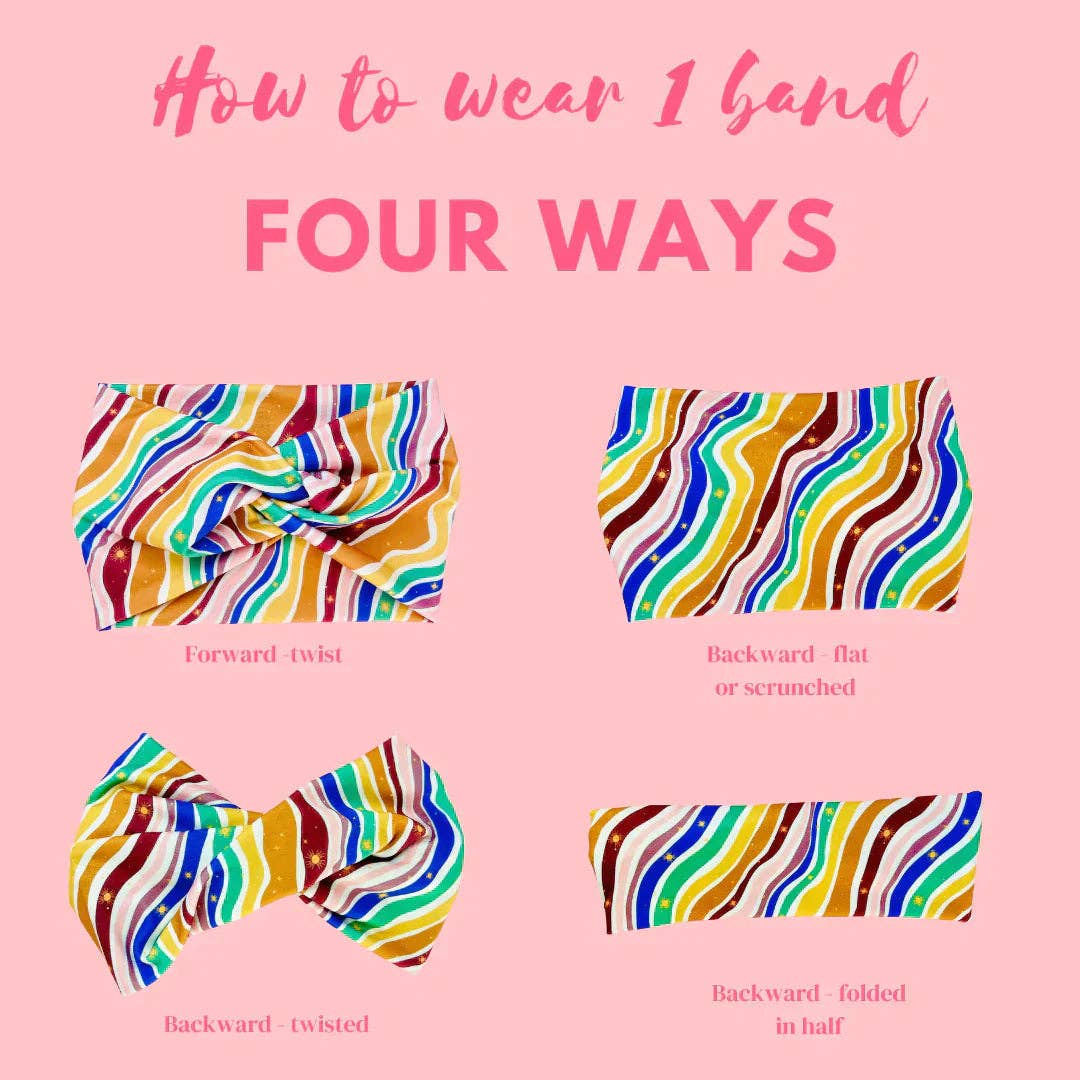 Junque Food Headband Hair Accessories – wholesale Fashion headband – women's – Twist Headband Hair Accessories for Women, Black4