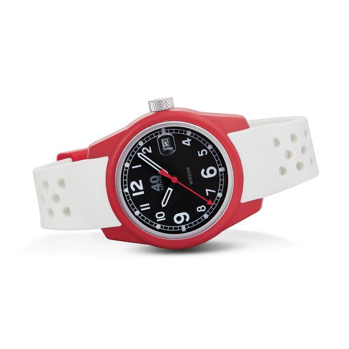 Damer 35mm Spartan Watch - Dial Sort - Hvid for engroshandel hos 40Nine