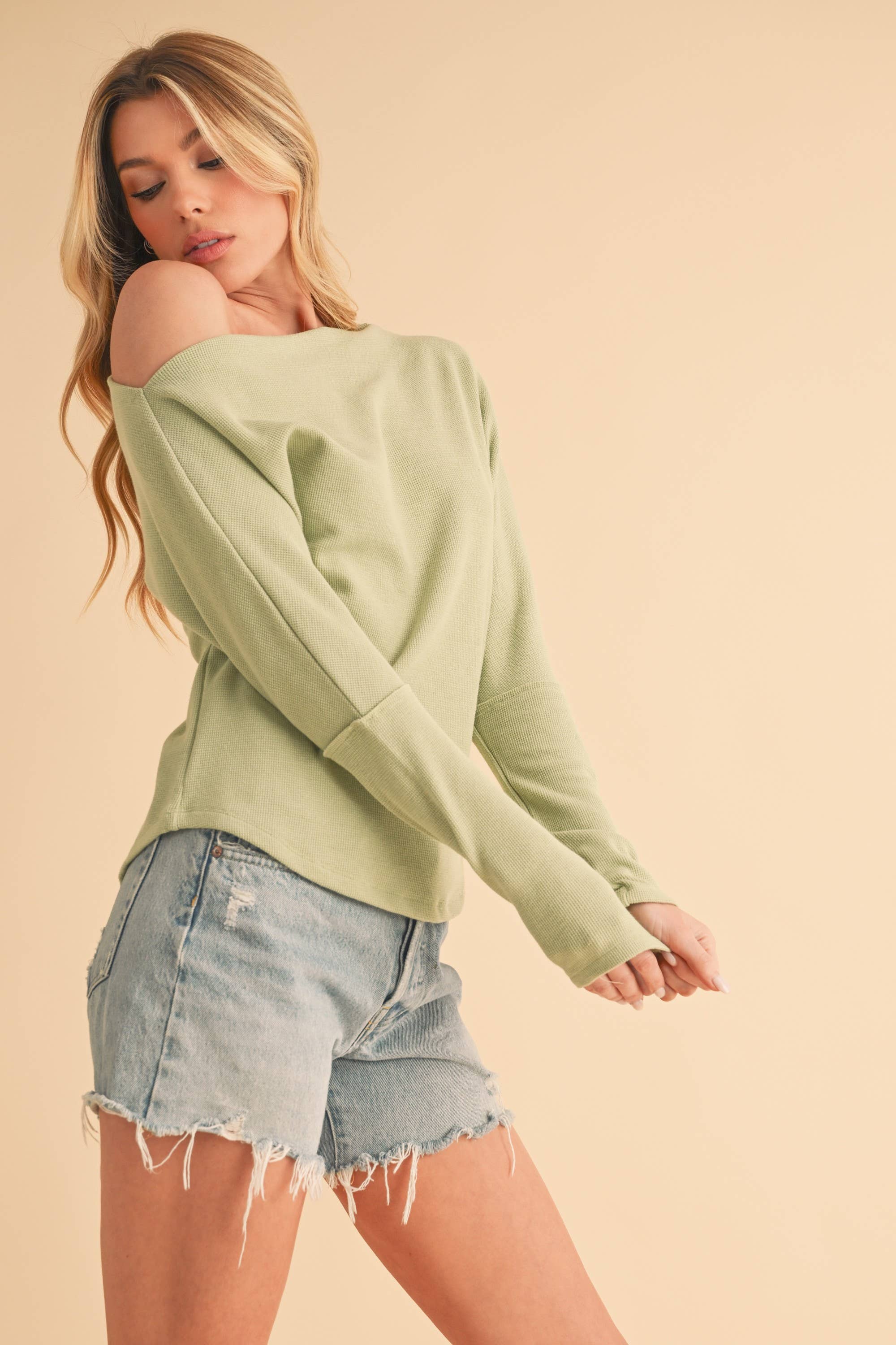 AEMI + CO – wholesale Stickad topp - Dam – 8114BN Lula Termisk topp 159