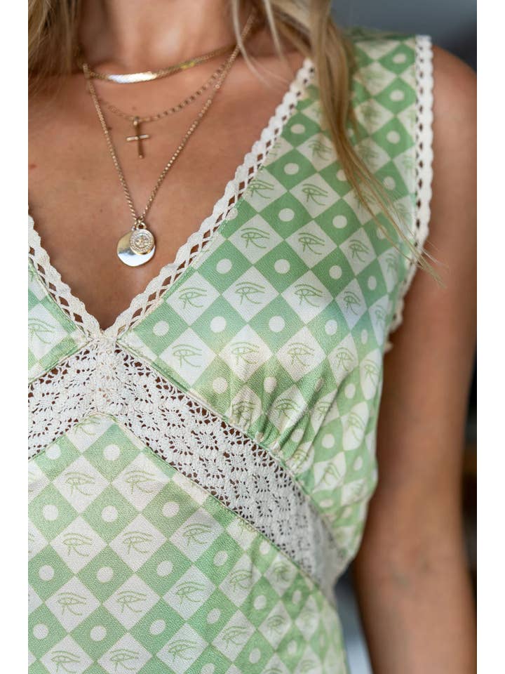 Barefoot Blonde Collection - Wholesale Dress – Women's - Maeve Maxi Dress - Green5