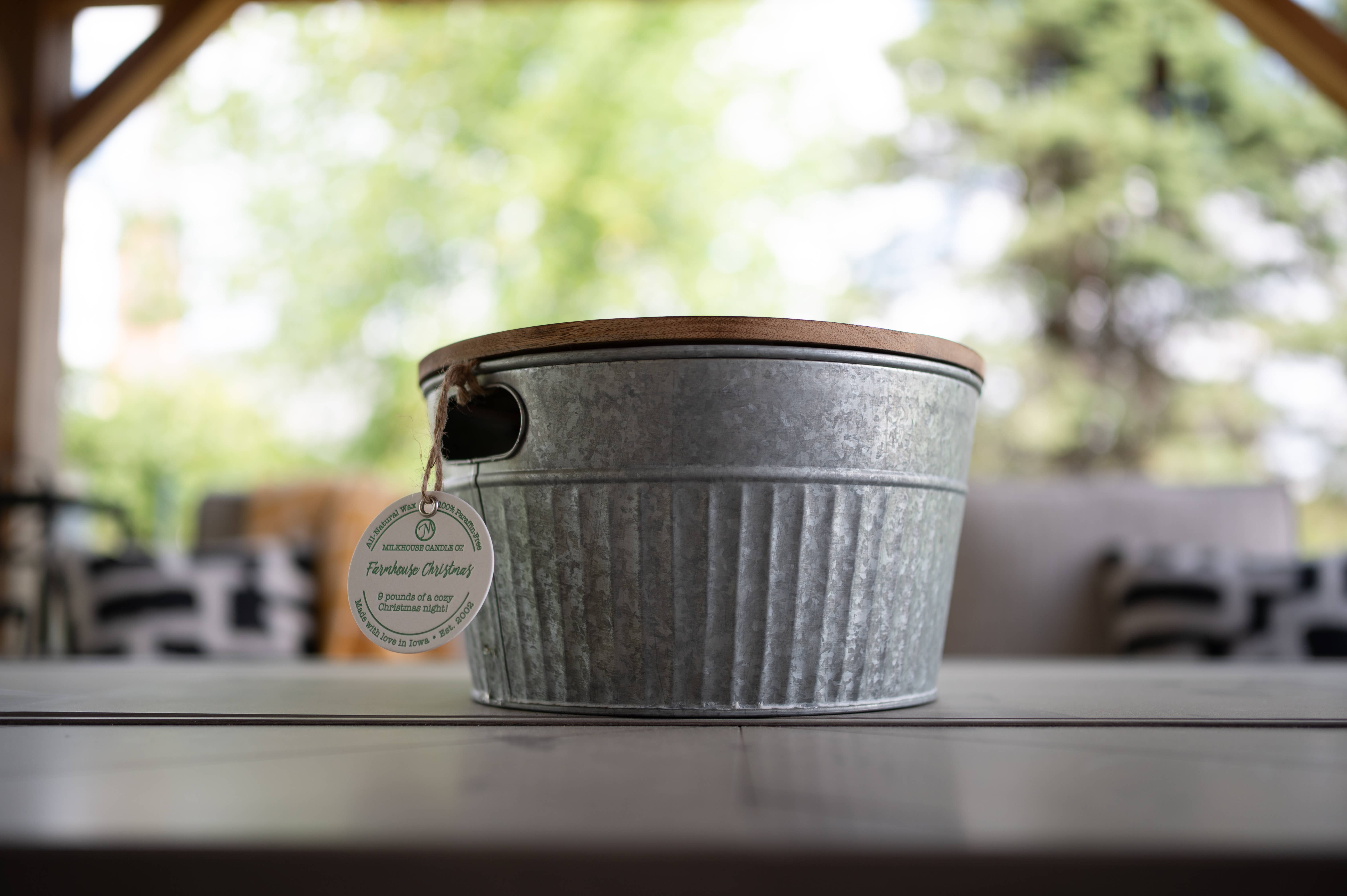 Milkhouse Candle Company - Wholesale Jar/Filled Candle - 9 Pound Monster Candle: Saltwater Mist1