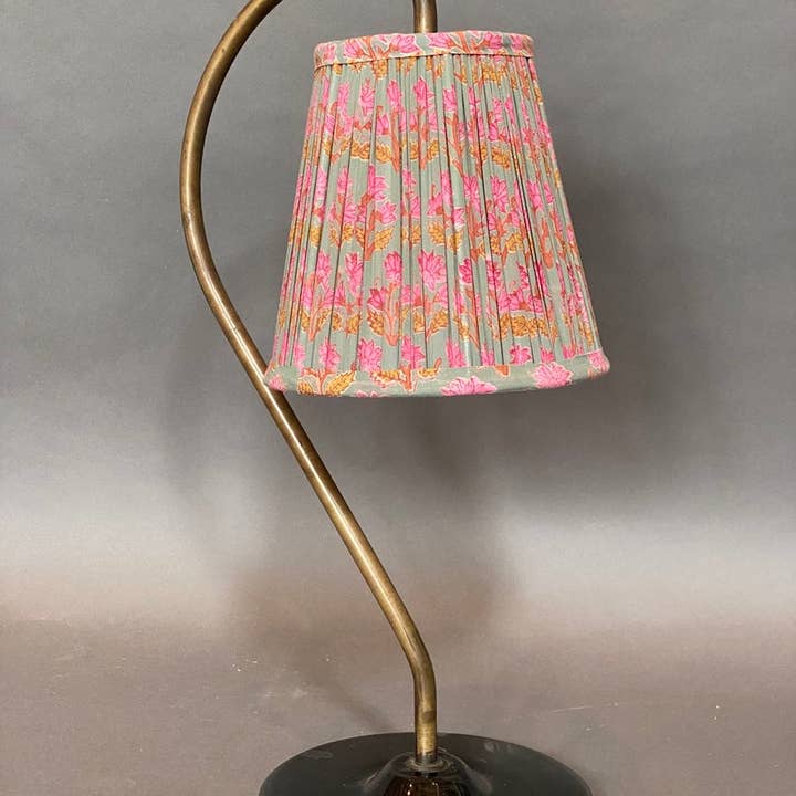Samarkand Design - Wholesale Lamp Shade - Pink & Ochre Cotton Lampshade7