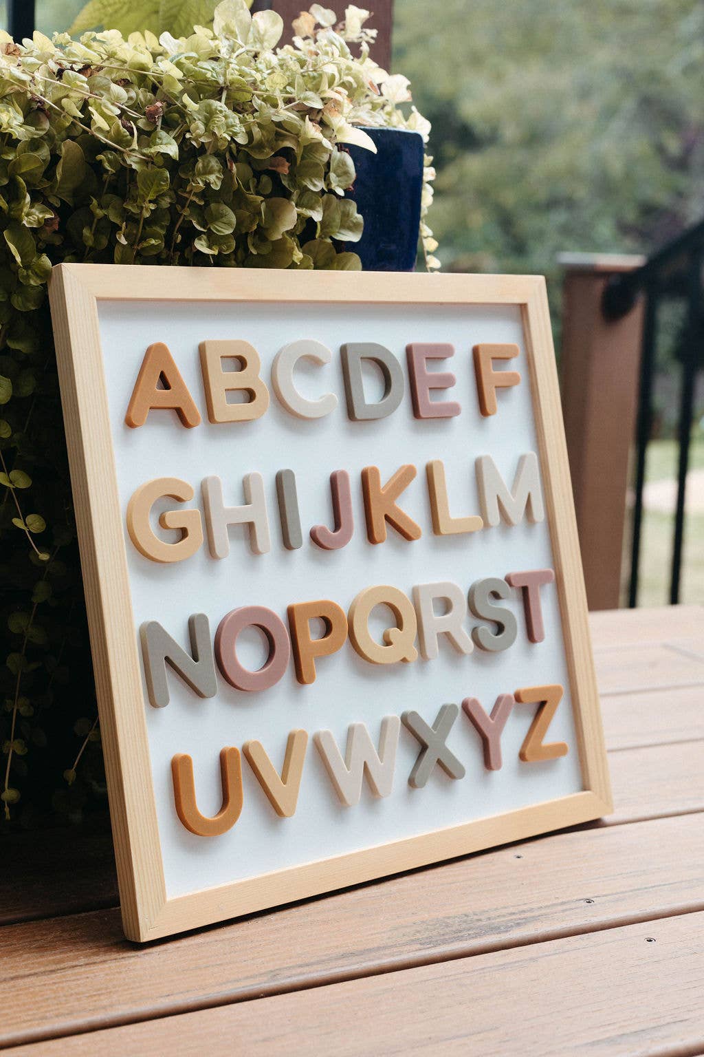 Brooklyn Neutral - Wholesale Magnet - Kids & Baby - Silicone Alphabet Magnets 26 Piece Set4