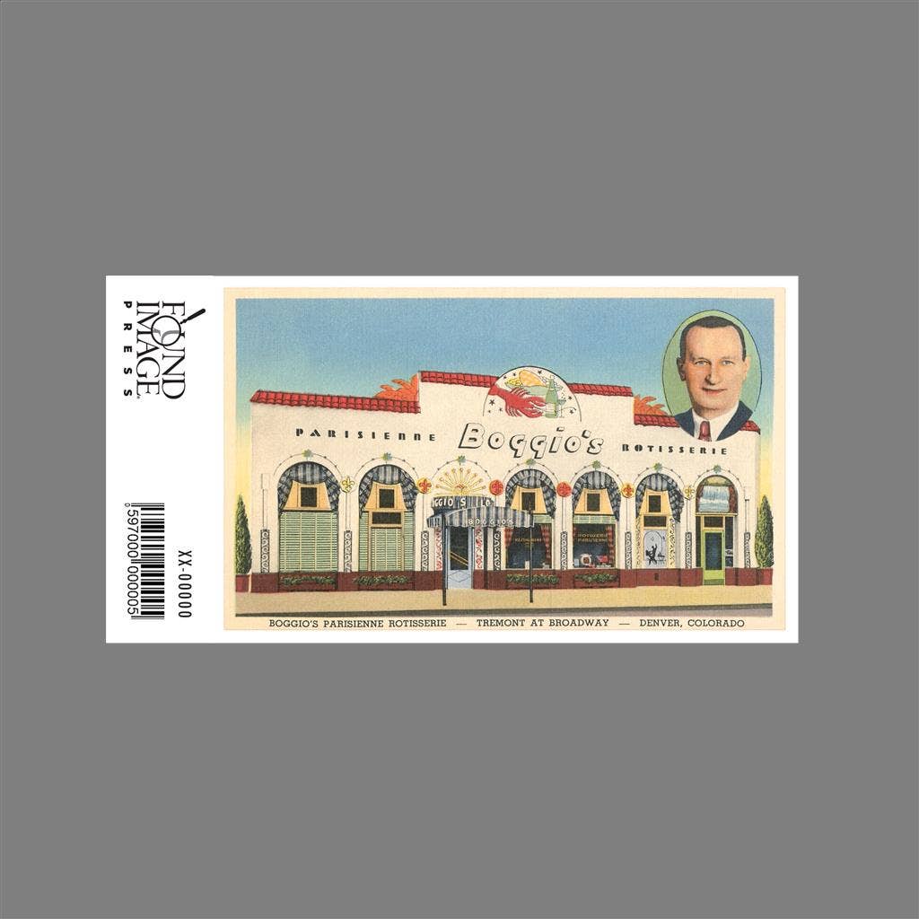 Found Image Press - Wholesale Sticker - Sticker RD-158 Boggio's Parisienne Rotisserie1