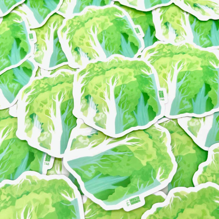 sinistersquids - Venta al por mayor Pegatina - Repollo de Napa