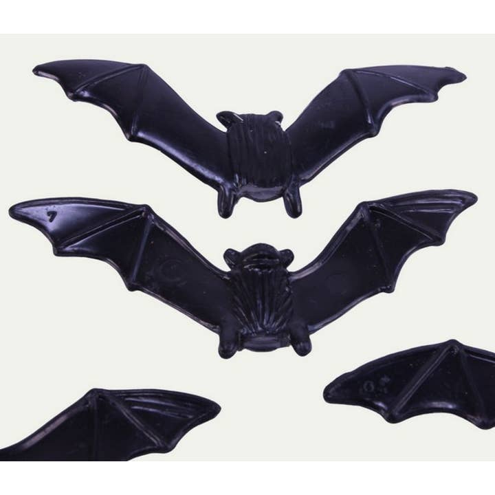 Meyer Imports - Wholesale Decorative Figurine - Die-Cast Plastic Halloween Bats | Set of 6