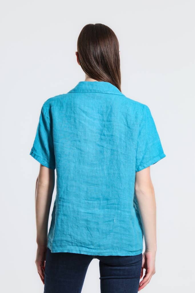 TINA Stephens Italy/Tees By Tina – Engroshandel Skjorte med buttondown – til kvinder – Alorah Darted knap ned skjorte (BSS186)24