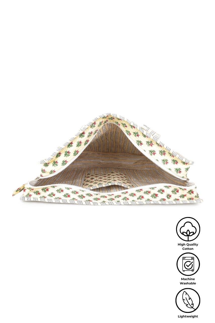 Hi Handmade – Sacola - Mulher por atacado – Saco de Algodão com Fecho - Marfim5