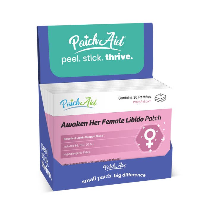 PatchAid - Wholesale Oral Supplement/Vitamin - Awaken Her Female Libido Patch - Desire & Energy Support