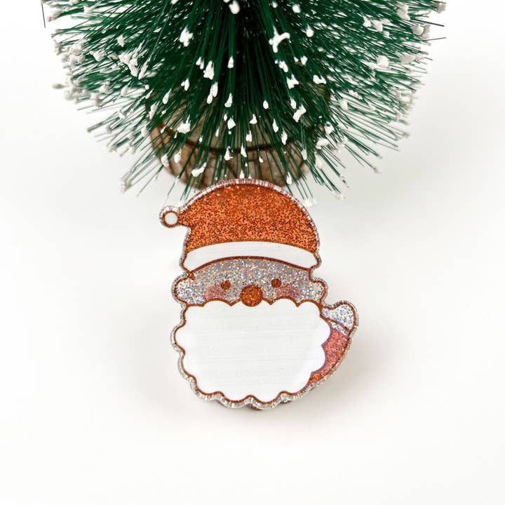 TheDivaSoap - Wholesale Hair Clip - Women's - Shiny Snowman Hair Clip, Christmas Series Claw Clips1