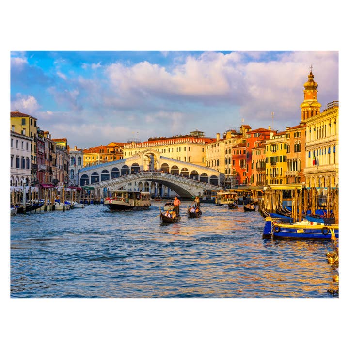 Puzzle Ponte Rialto, Veneza 1500 peças por atacado de Wuundentoy