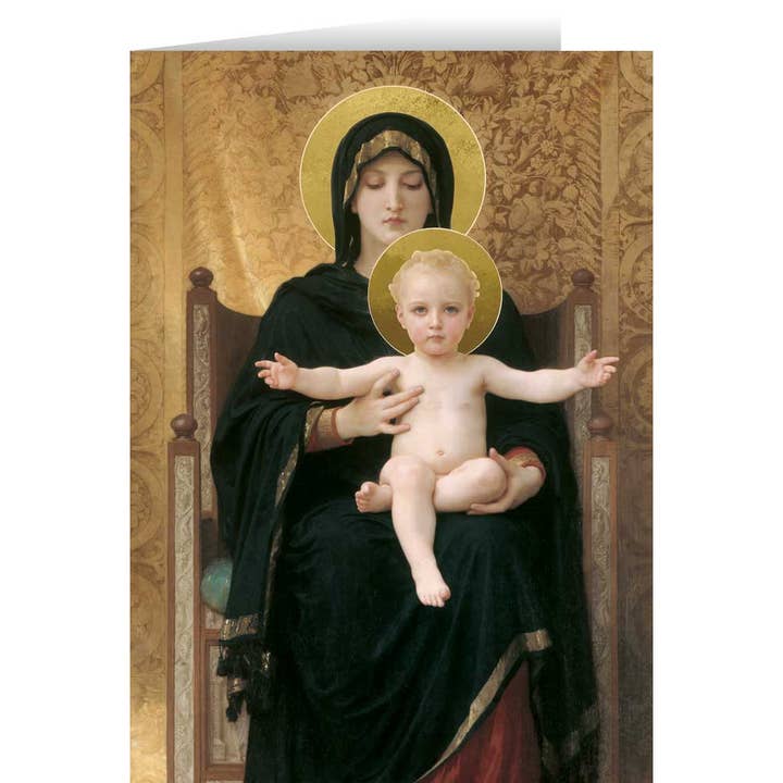 Virgin and Child Christmas Cards (box of 25) for wholesale by Nelson Gifts Wholesale