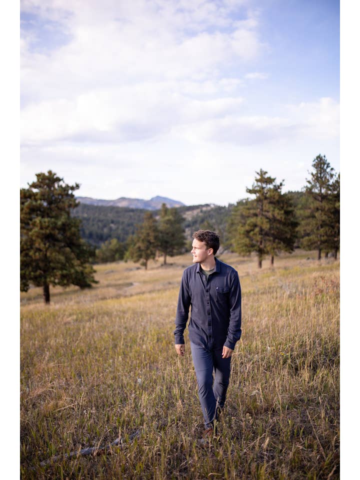 Belong Designs - Wholesale Button Down Shirt - Men's - Men's Sherman Fleece Button Up16