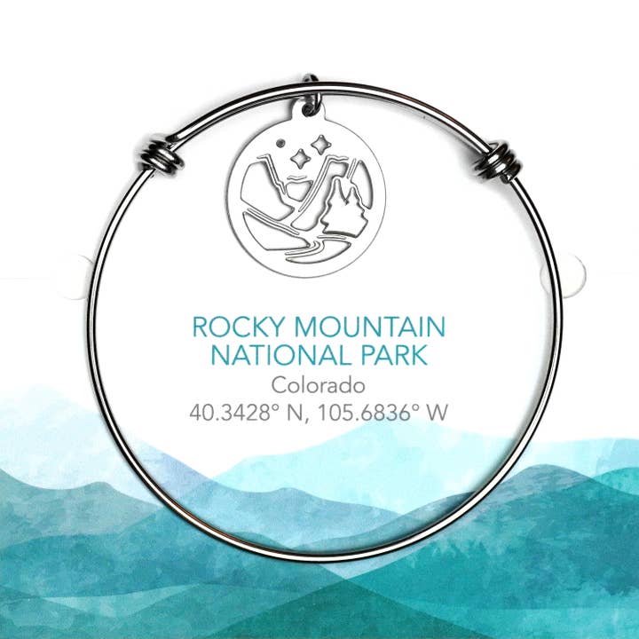 Pulsera del Parque Nacional de las Montañas Rocosas para venta al por mayor de Melissa Lew