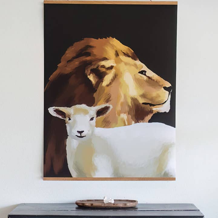 Jenessa Wait - Venta al por mayor Pósteres - Gran póster: El león y el cordero