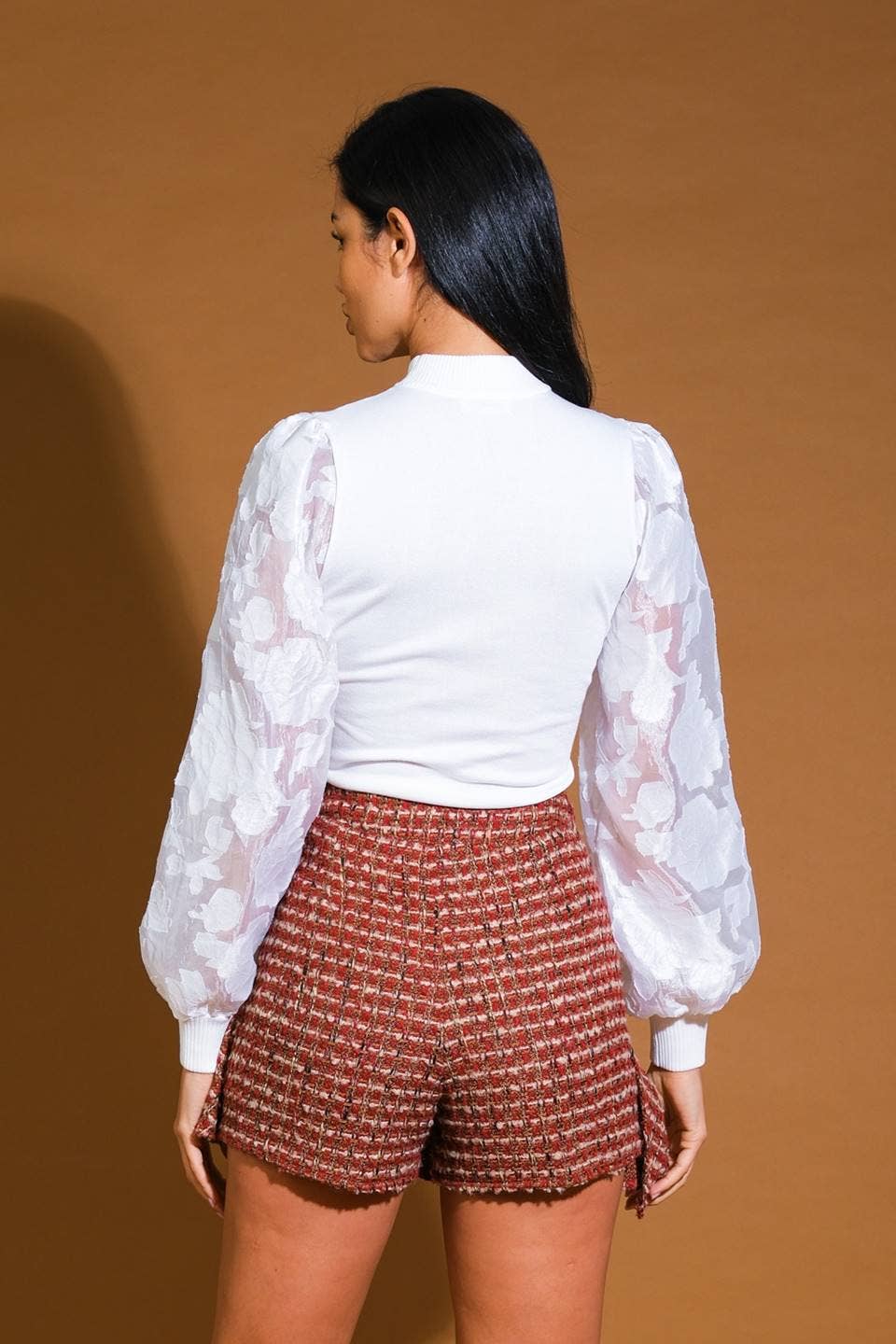 CREME Um top de camisola em malha - ASW1130-A para venda a revendedores na Faire1