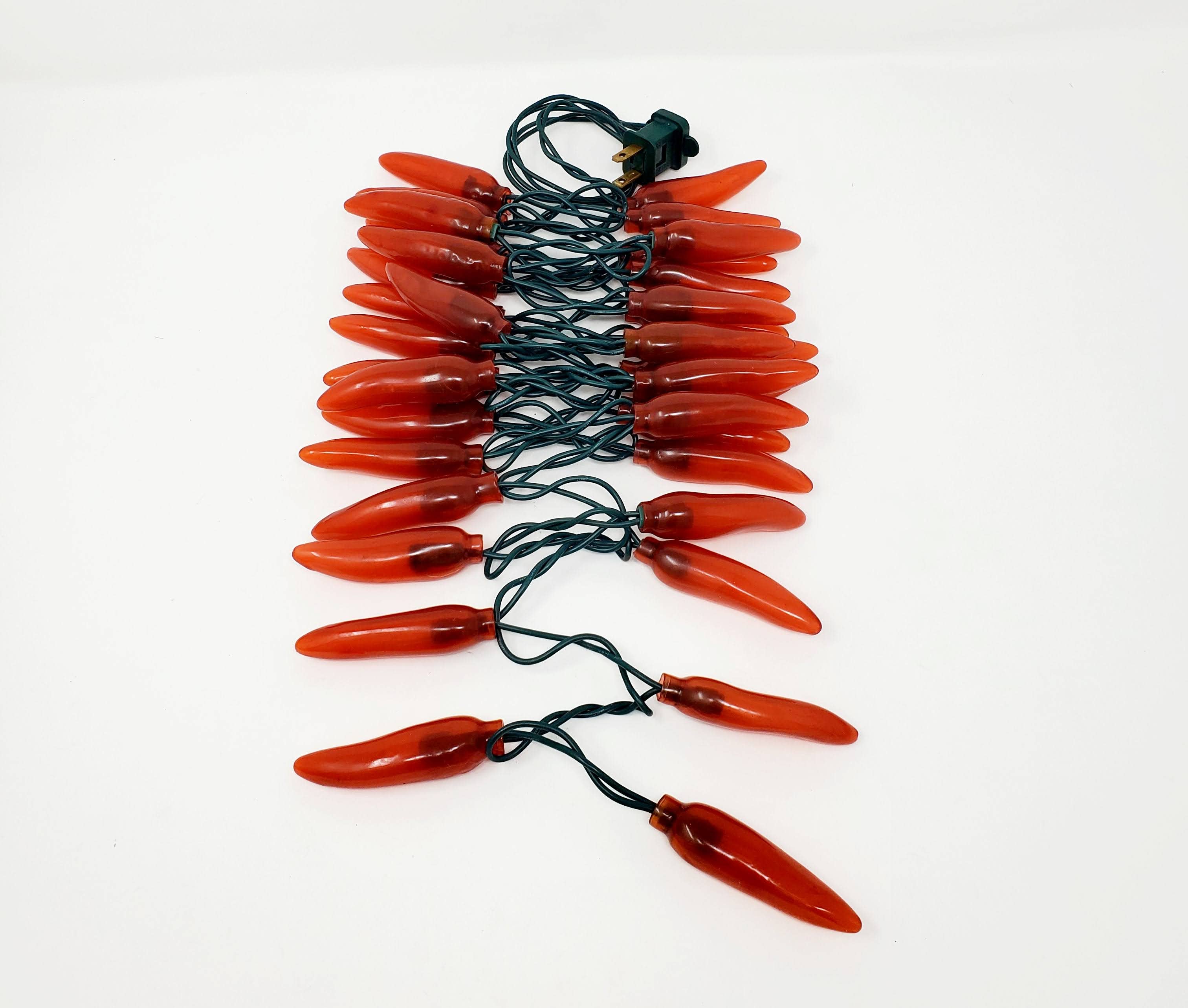 More Than Christmas, Inc - Wholesale String Lights - Chile Pepper Light String - 35 Lights - Red2