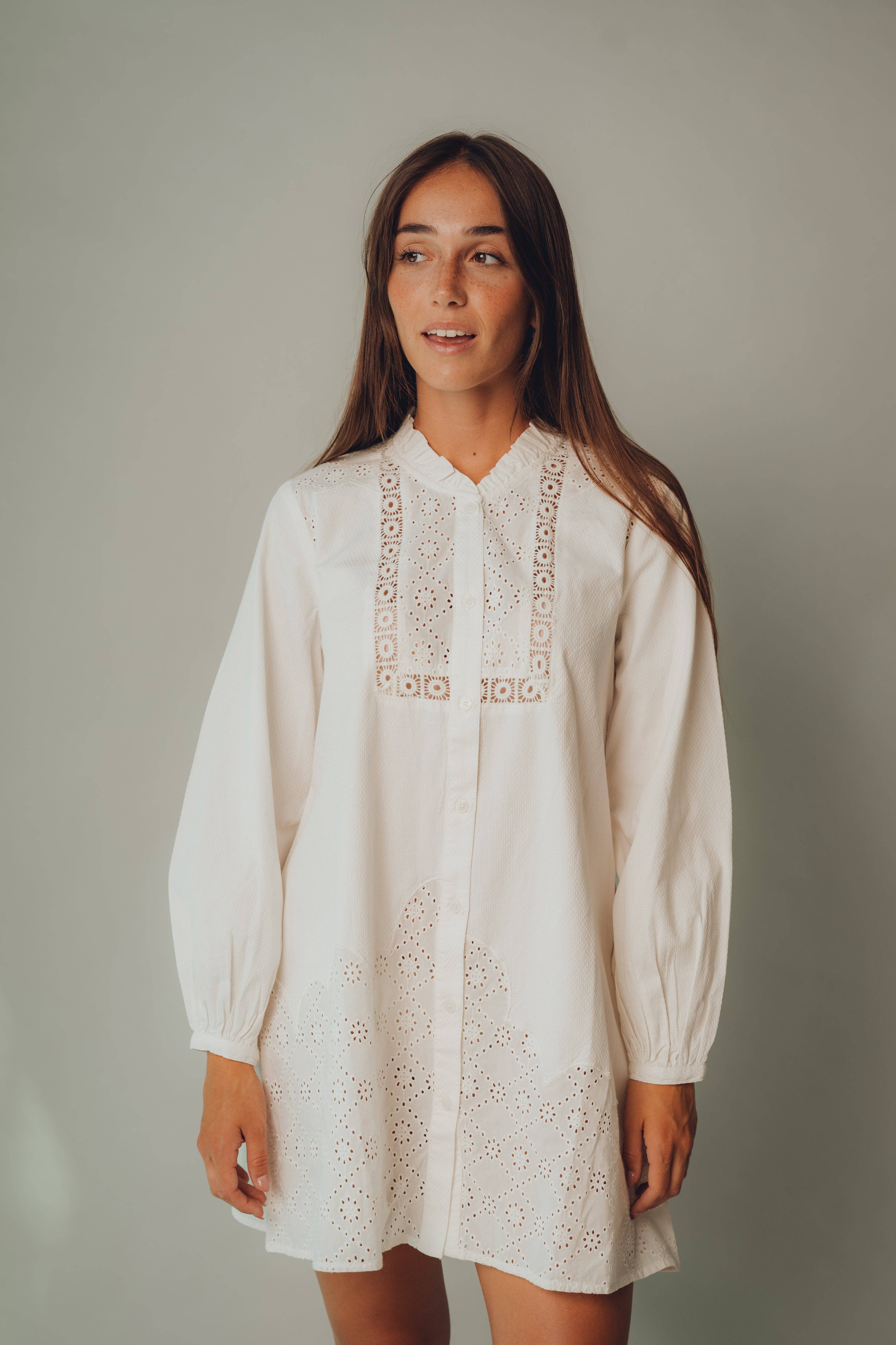 Kapda Casa - Wholesale Dress - Women's - Vestido Corto Clarice - Vestido Corto Bordados5