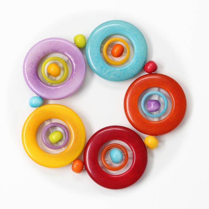 Muichic Natural Jewelry – Engroshandel Perlearmbånd – Cirkler Tagua Armbånd Håndlavet Fairtrade Let4