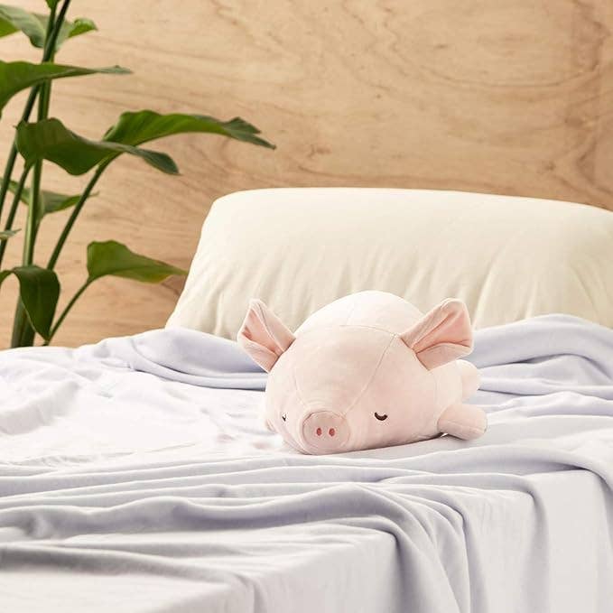 Greeting Life America – wholesale Fyllda/plyschleksaker - Barn och baby – LIV HEART Premium Nemu Nemu Bolster 38983-21 Gris6