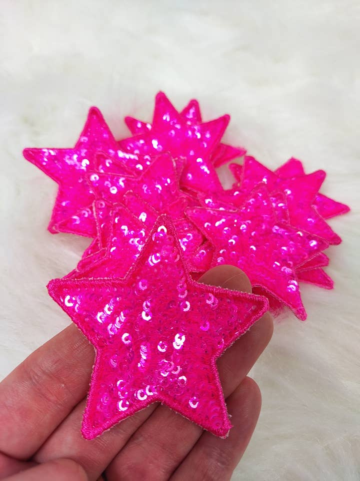 Star Sequin Iron On Patch for wholesale by Scratch Decor