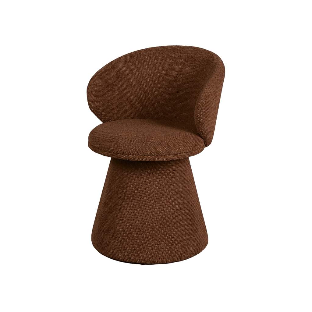 Opjet Paris – wholesale Chair – Sergio brown swivel chair L55 D54 H74cm0