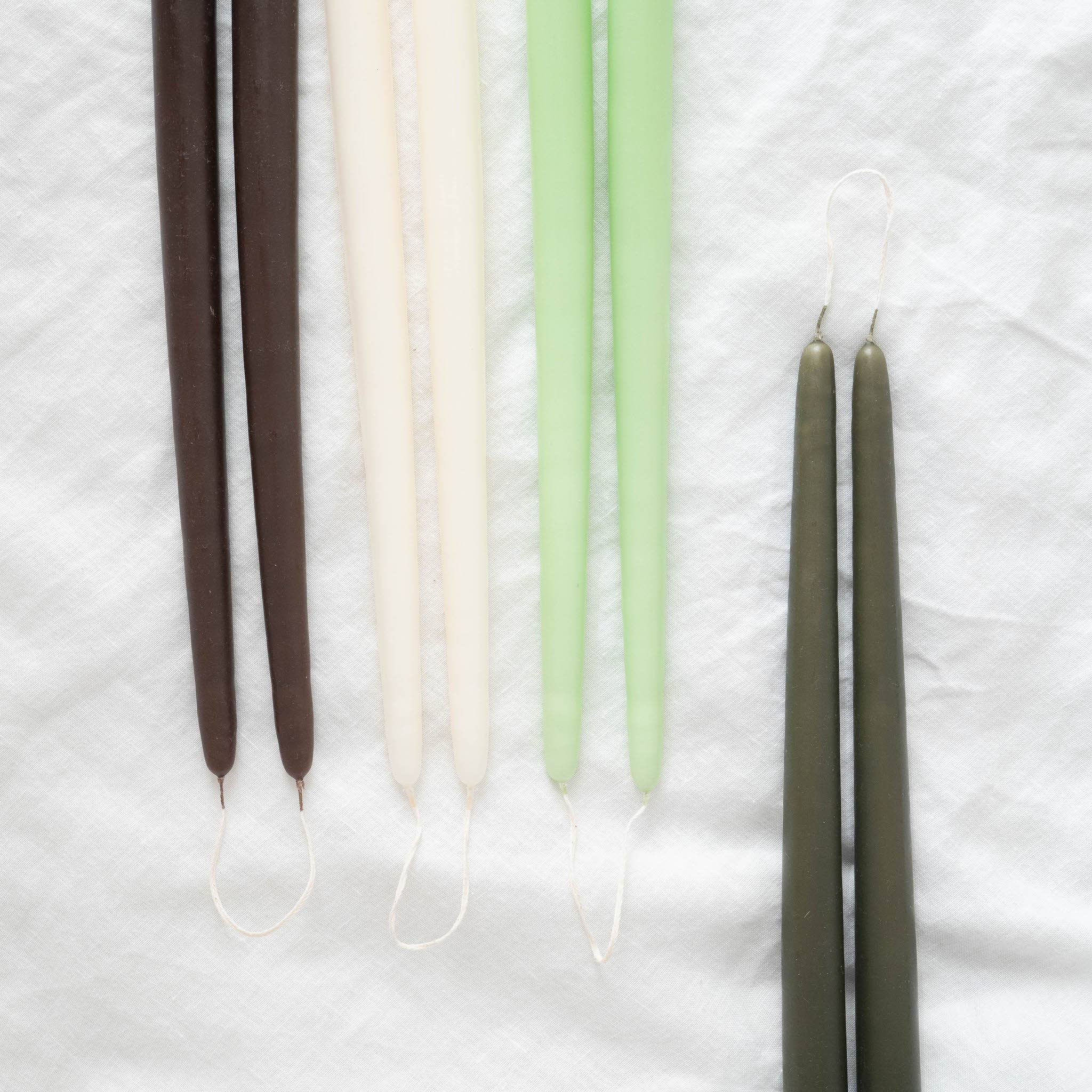 SOCCO Designs - Vente Bougies/bougeoirs coniques - Bougies coniques - Paire OLIVE4