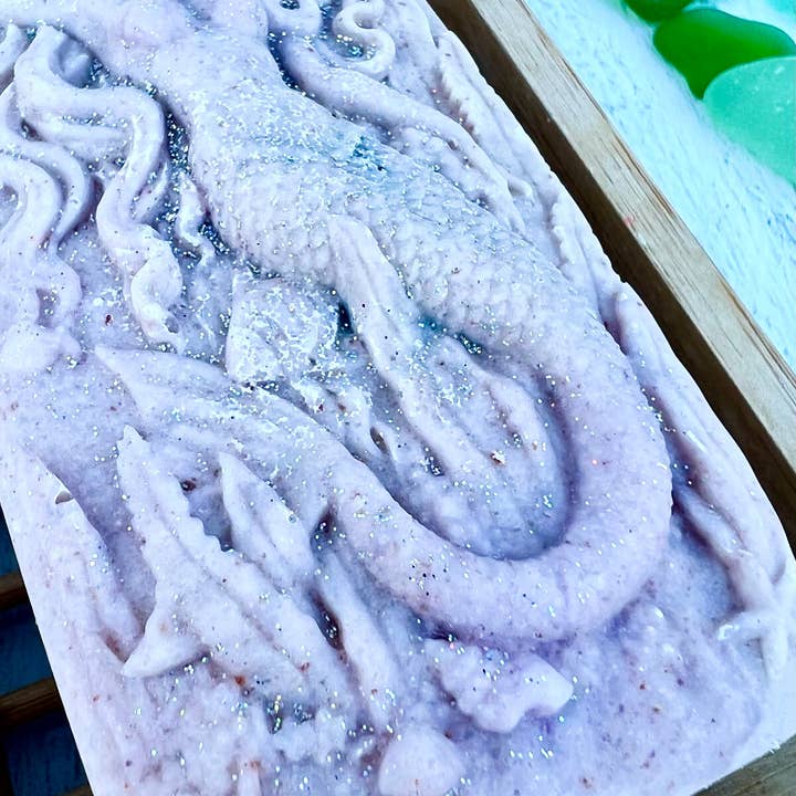 Fairyland Glade - Wholesale Bar Soap - Moon Magic Hidden Sea Glass Salt Soap Bar MADE TO ORDER2