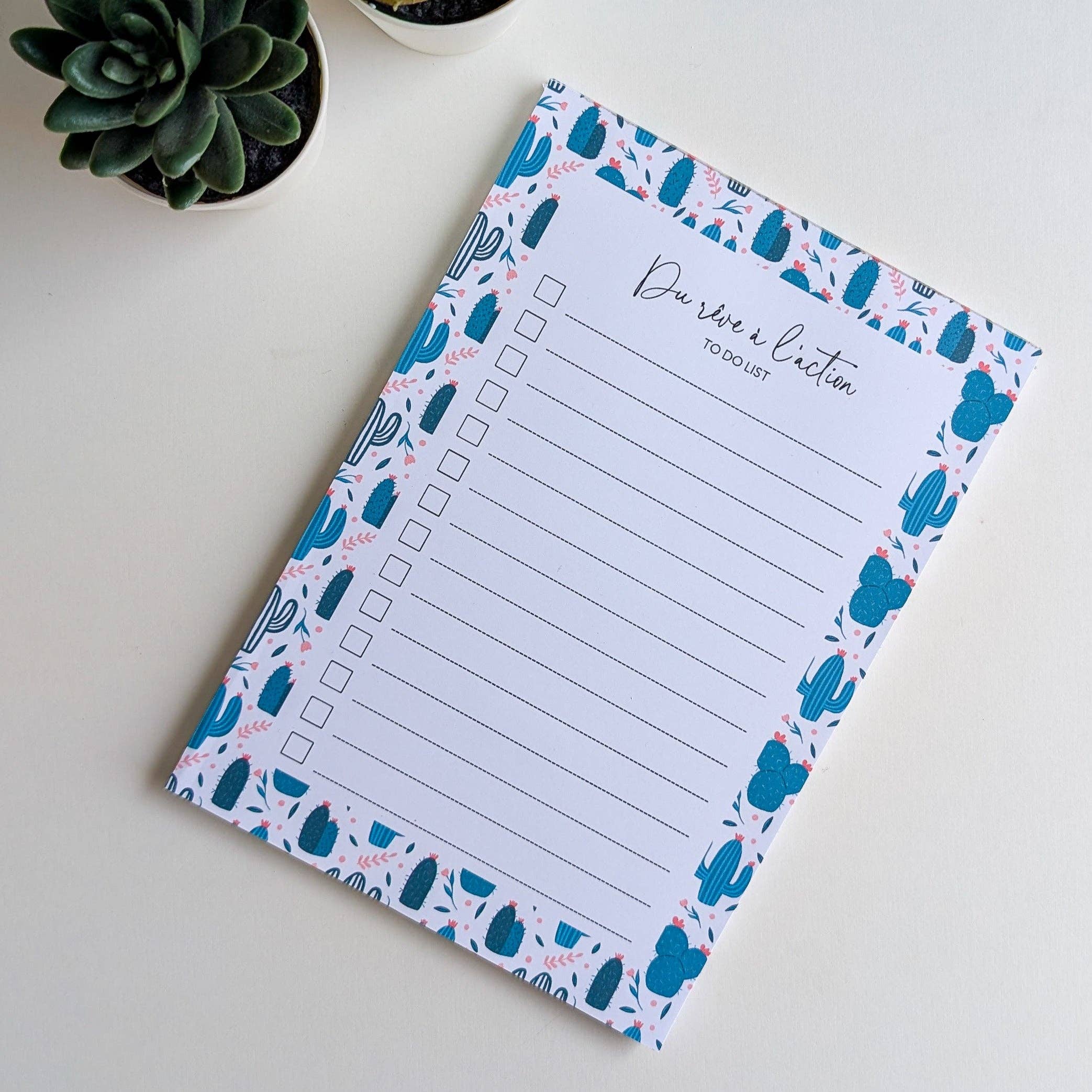 Avril & Novembre – wholesale Planner – To-Do List A5 - Cactus & Flowers5