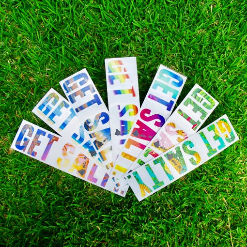 Patterned Get Salty Decal for wholesale by Get Salty