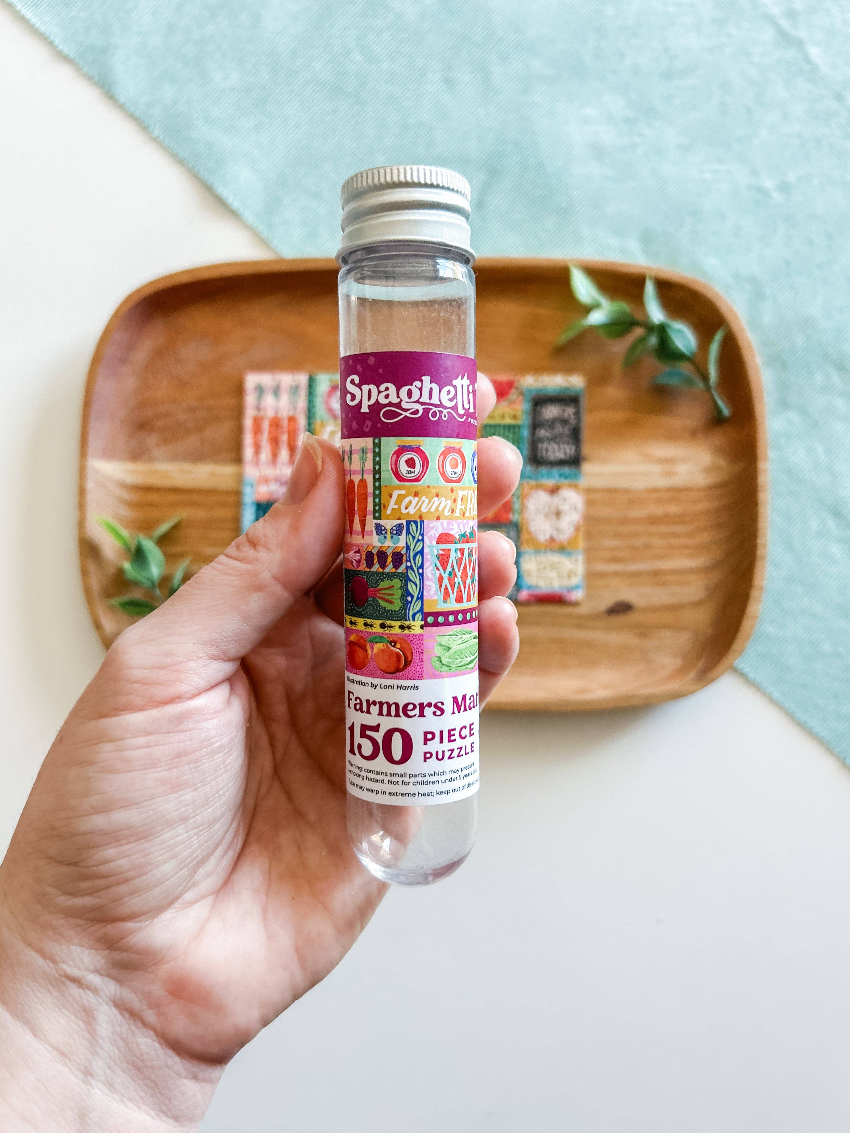 Spaghetti Tree Puzzles and Games – wholesale Puzzle – Adult – Farmers Market 150 Pc Mini Puzzle3