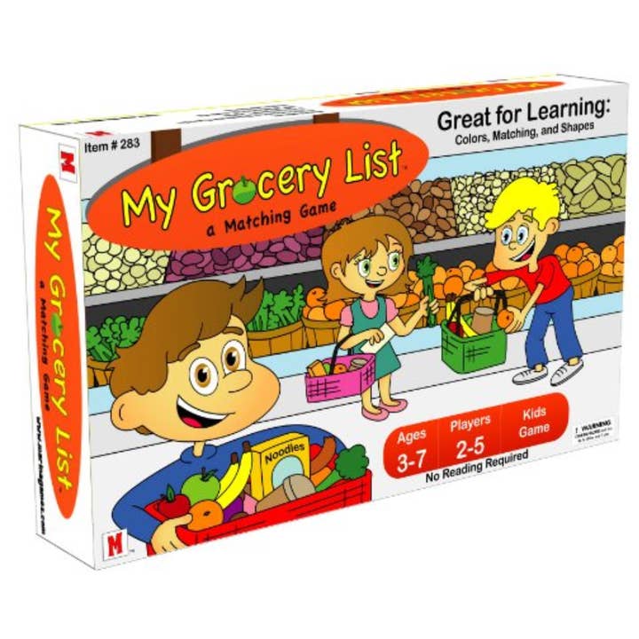 My Grocery List Game for wholesale by Mountain Breeze Distribution