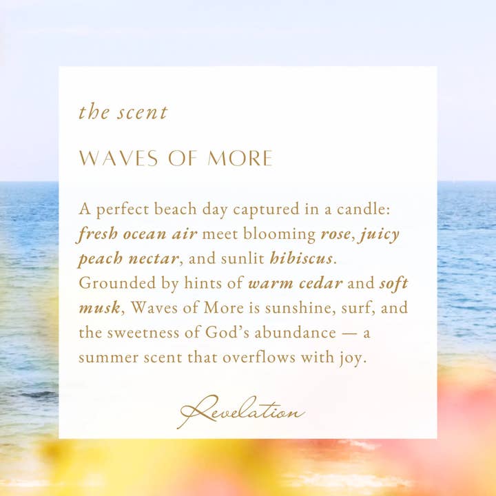 Revelation Candle - Wholesale Jar/Filled Candle - "Exceedingly Abundantly" Summer 2025 Limited Edition Revelation Candle1